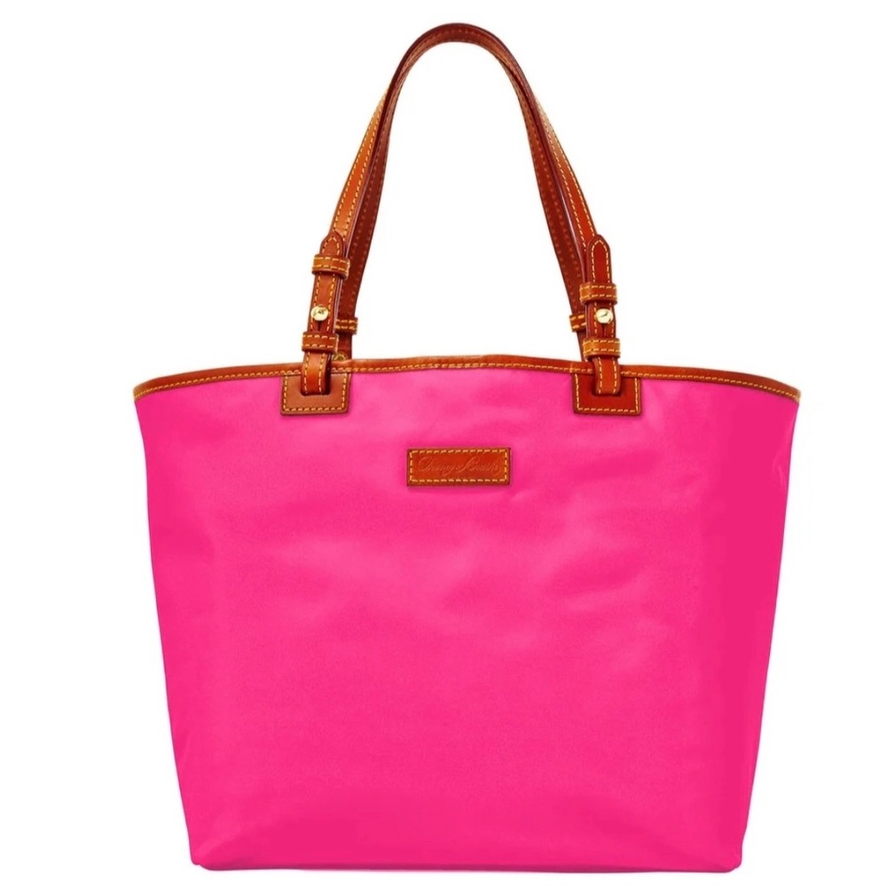 Pink Dooney & Bourke Nylon Shopper Tote